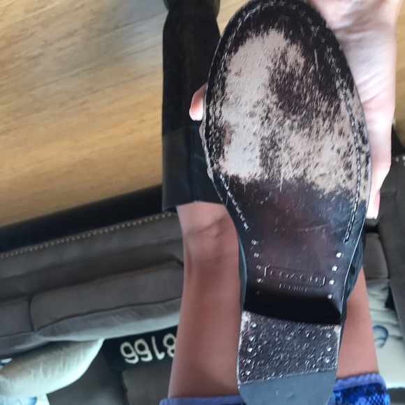 EUC Black Coach Signature Boots! - Picture 6 of 7